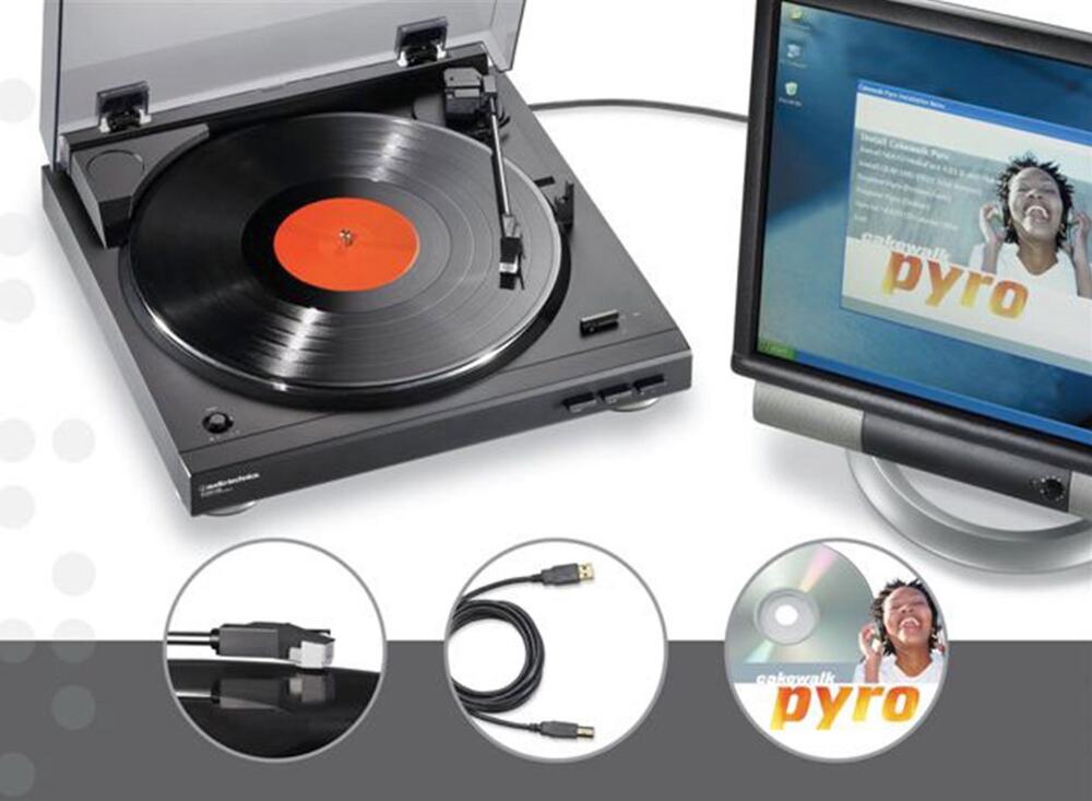 NWT AUDIO TECHNICA USB Turntable & Digital Recording Software